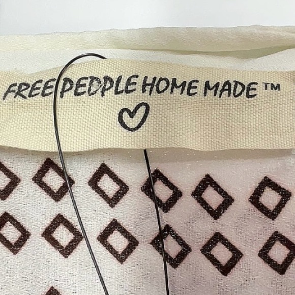 NWT Free People Kimono Maxi Dress in Pearl and Brown - Picture 13 of 16